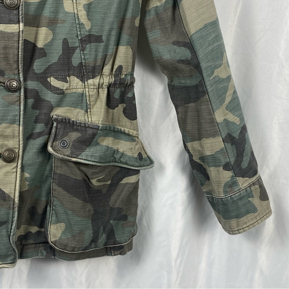 Free People Women’s Camouflage Military Style Utility Jacket Size XS - Picture 7 of 16